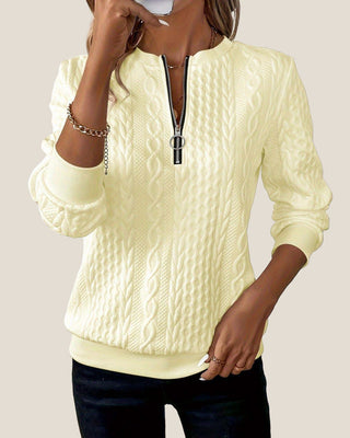 HARPER™ Half-Zip Cable Knit Sweater