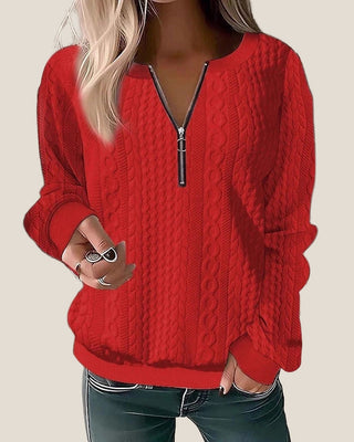HARPER™ Half-Zip Cable Knit Sweater