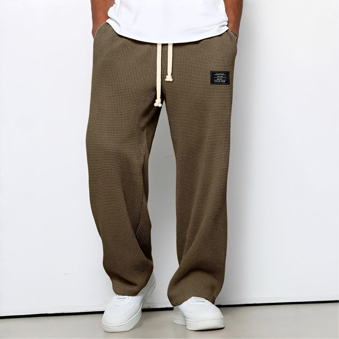 Pantaloni da Uomo Comodi con Vestibilità Ampia e Vita Regolabile