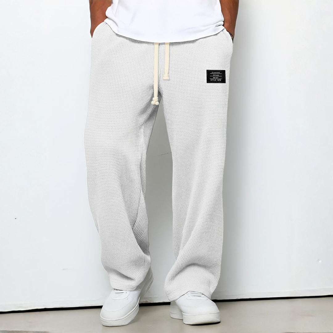 Pantaloni da Uomo Comodi con Vestibilità Ampia e Vita Regolabile