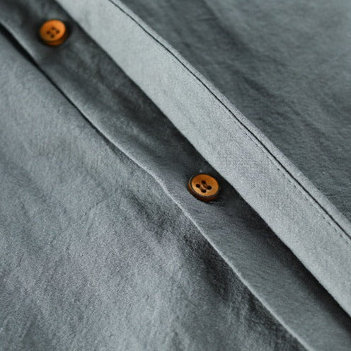 Takumi | Camicia Minimalista con Collo Coreano