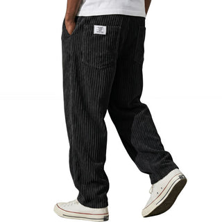 Kawa | Pantaloni da uomo in velluto a coste con vita elasticizzata