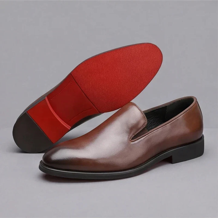 Lucien | Mocassini in pelle con suola rossa