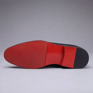Lucien | Mocassini in pelle con suola rossa