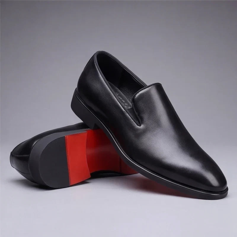 Lucien | Mocassini in pelle con suola rossa