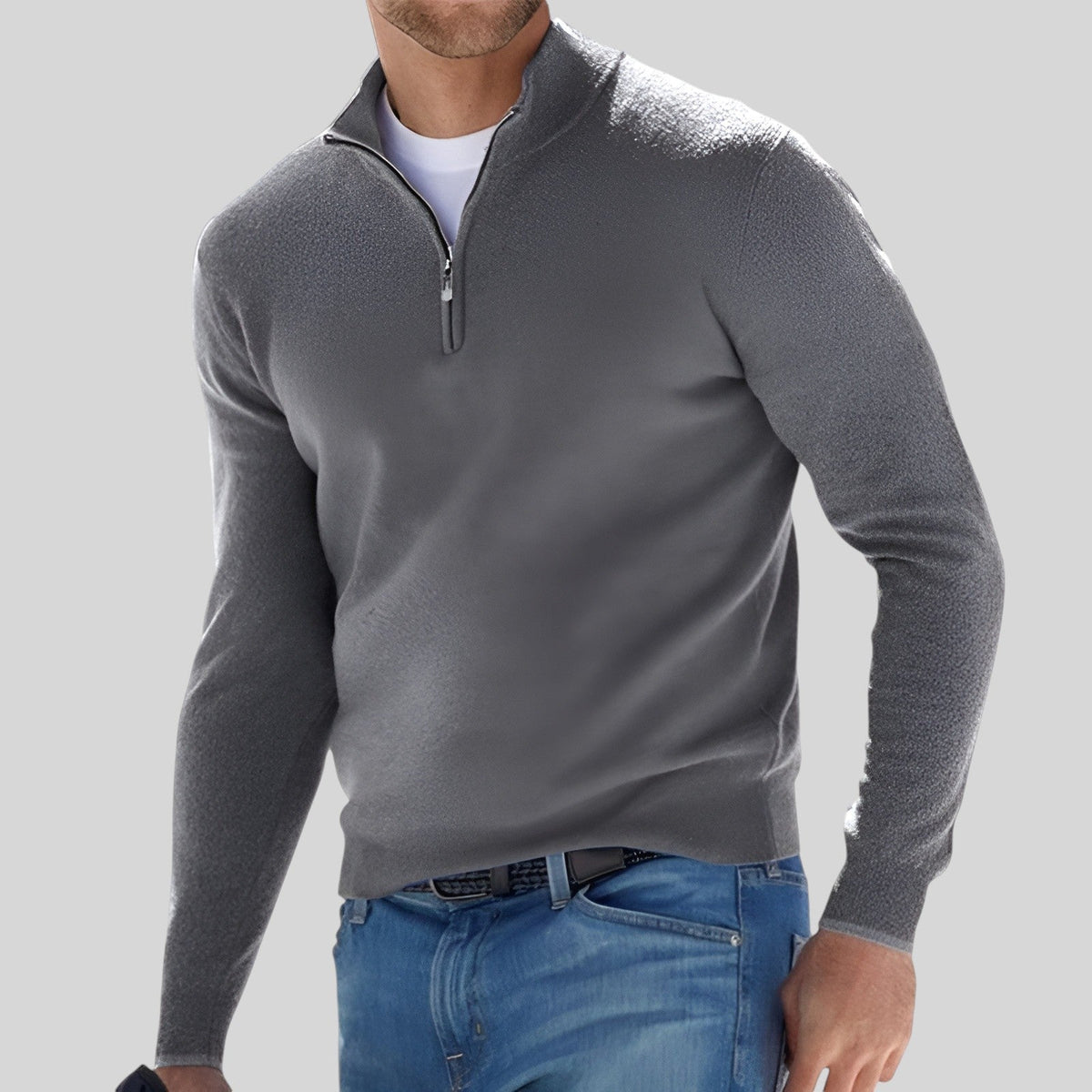 Pullover con Zip | Calore Morbido, Stile Sicuro di Sé