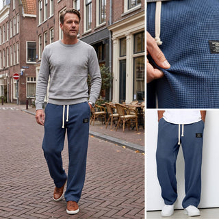 Pantaloni da Uomo Comodi con Vestibilità Ampia e Vita Regolabile